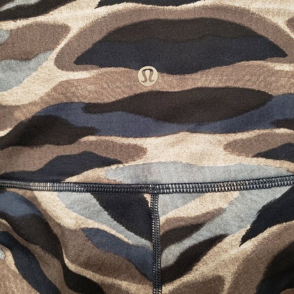 EUC Lululemon Wunder Under Hi-Rise Crop 21" Full-on Luon - Picture 7 of 10